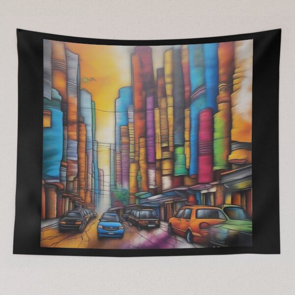 Item preview, City street art designed and sold by JALNERVION SHOP.