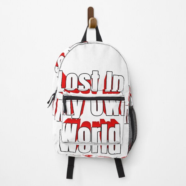Item preview, Lost In My Own World (white&red) designed and sold by INonsense-SHOP.