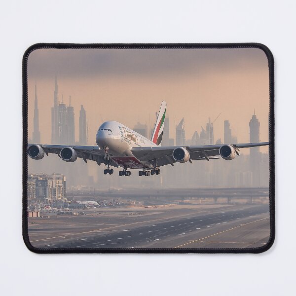 Item preview, Emirates A380 Landing designed and sold by Skyframe Aviation.
