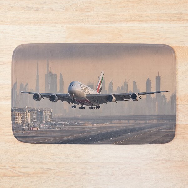 Item preview, Emirates A380 Landing designed and sold by Skyframe Aviation.