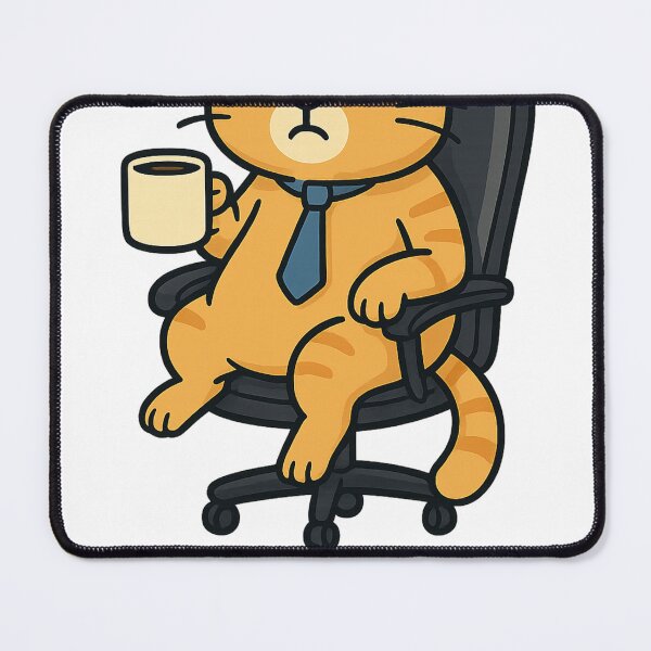 Item preview, Office Manager Cat designed and sold by Big Smile Studio.