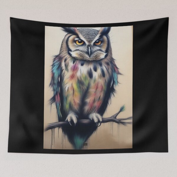 Item preview, Owl street art designed and sold by JALNERVION SHOP.