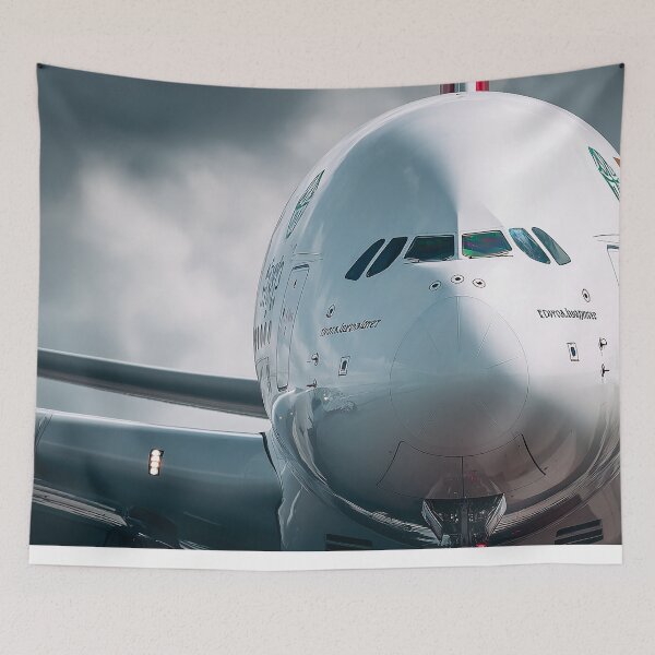 Item preview, Emirates A380 Nose Close-Up designed and sold by Skyframe Aviation.