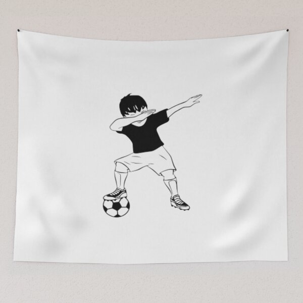 Item preview, Dabbing Soccer Player Boy with Ball T-Shirt - Funny Football Dab Dance Design designed and sold by Colorful-Garden.