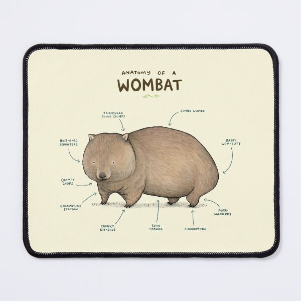 Item preview, Anatomy of a Wombat designed and sold by SophieCorrigan.