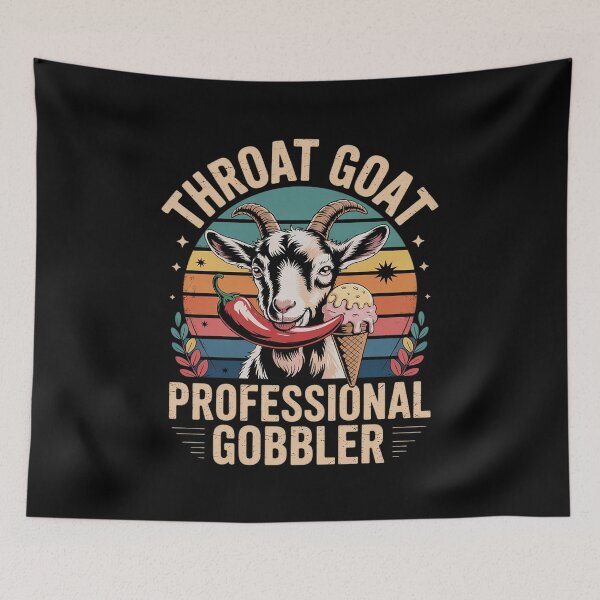 Item preview, Throat Goat Inappropriate Adult Humor Gag Memes designed and sold by Charidana.