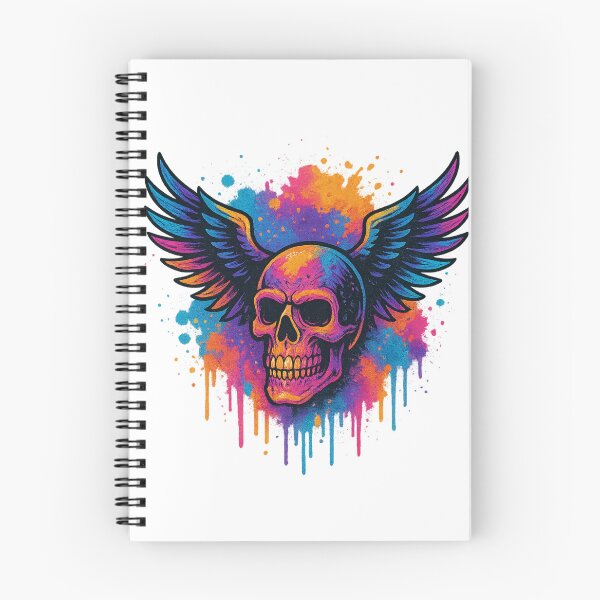 Item preview, Neon Wings – Graffiti Skull Eagle designed and sold by Maggrafi.