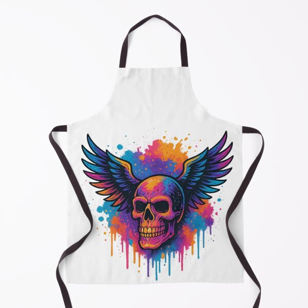 Item preview, Neon Wings – Graffiti Skull Eagle designed and sold by Maggrafi.