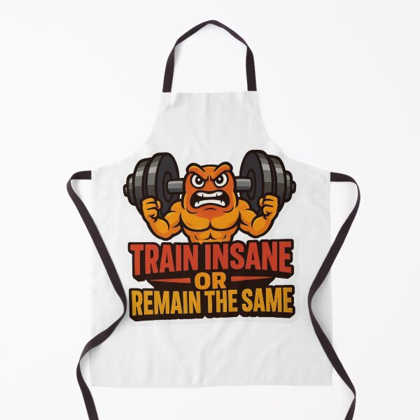 Item preview, Train Insane or Remain the Same | Gym Beast Motivational Sticker designed and sold by Palash Aesthetic Alley.