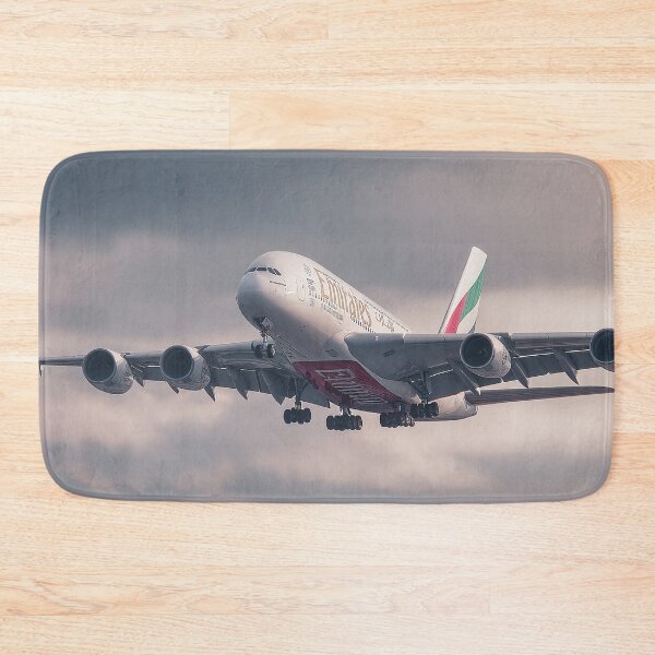 Item preview, Emirates A380 Over Farmland designed and sold by Skyframe Aviation.