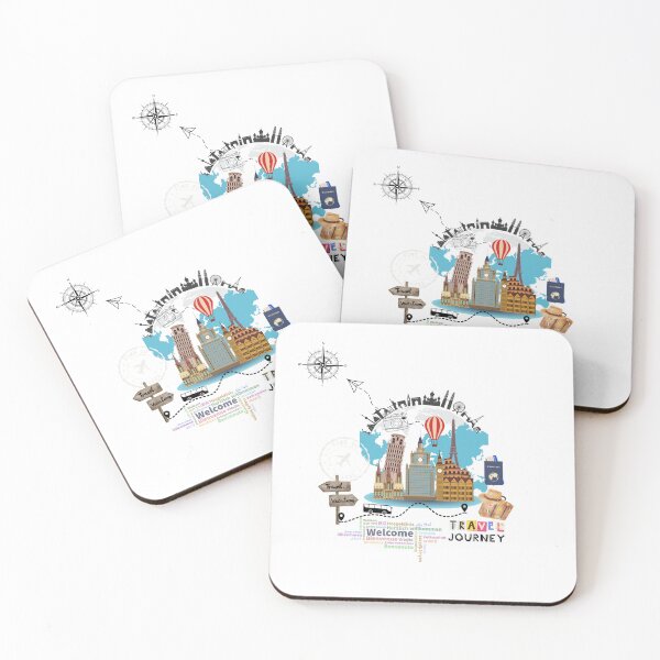 Item preview, World Travel Adventure Journey – Iconic Landmarks & Vacation Vibes designed and sold by weerayar.