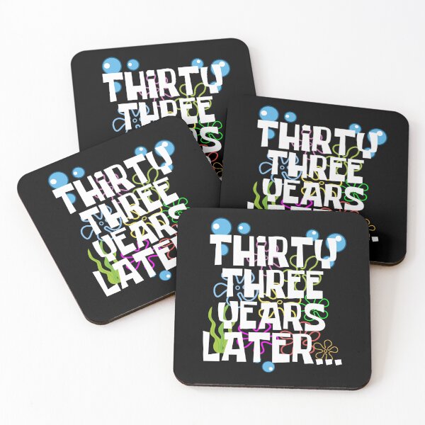 Item preview, Thirty Three Years Later, Funny 33 Years Old Birthday Party designed and sold by Mozaic Clothes.