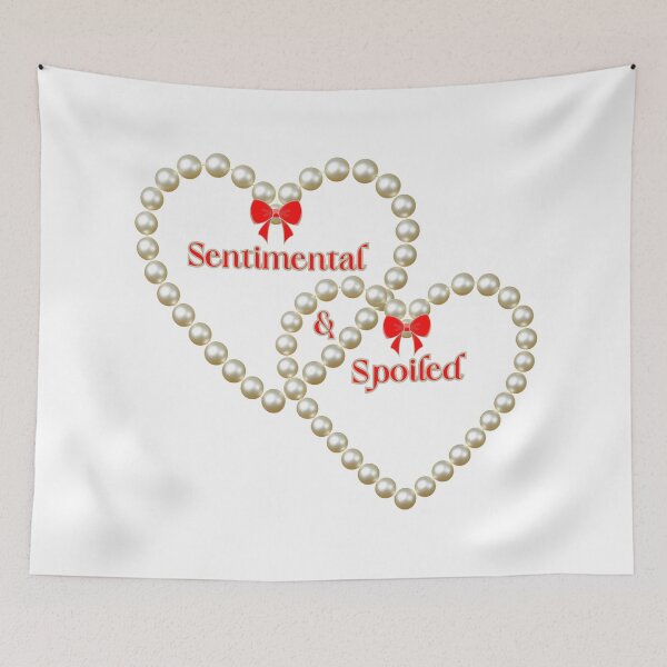 Item preview, Sentimental & Spoiled Pearl Hearts designed and sold by NewAspect.