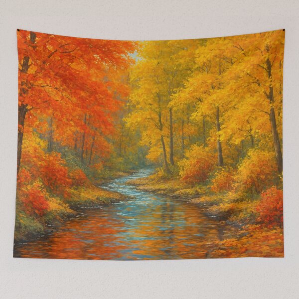 Item preview, Autumn magic at the forest stream designed and sold by Sigtrix.