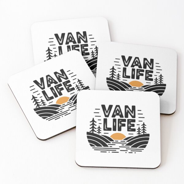 Item preview, Retro Van Life Sunset - Mountain & Forest Nature Lover Gift designed and sold by salmikamel.