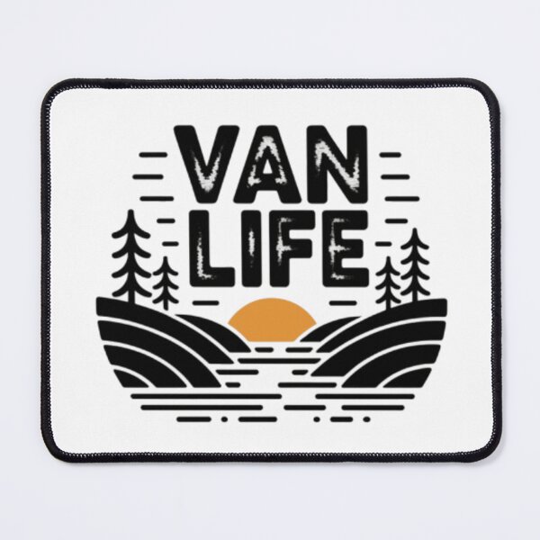Item preview, Retro Van Life Sunset - Mountain & Forest Nature Lover Gift designed and sold by salmikamel.