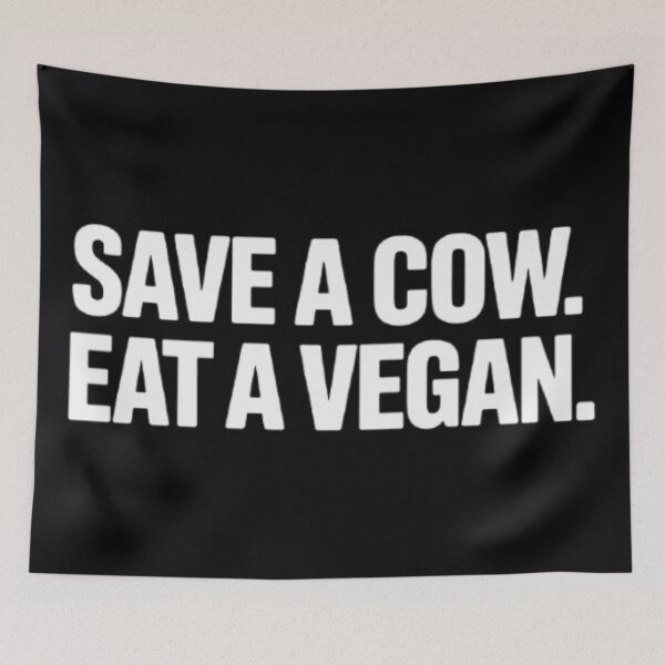 Item preview, Save A Cow Eat A Vegan  designed and sold by nowggStudis.
