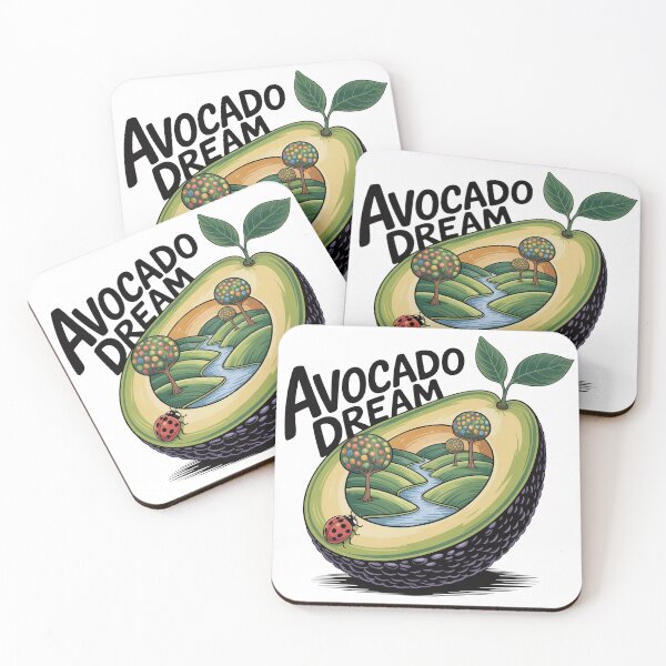 Item preview, Avocado Dream Illustration designed and sold by WanDee2025.