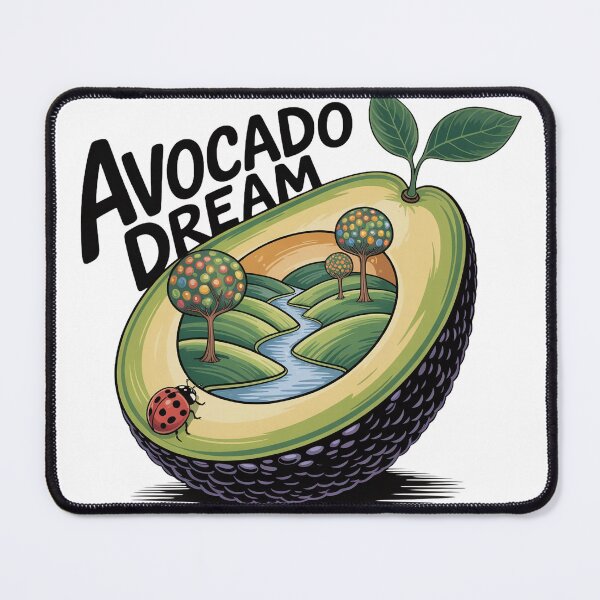 Item preview, Avocado Dream Illustration designed and sold by WanDee2025.