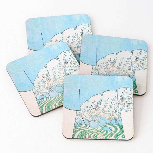 Item preview, Cranes Among Flowing Waters - Enhanced designed and sold by WheelieGdArt.