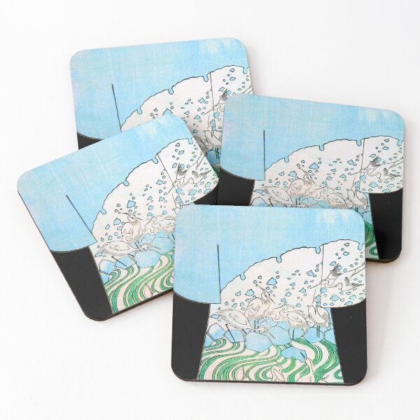 Item preview, Cranes Among Flowing Waters - V2 - Enhanced designed and sold by WheelieGdArt.