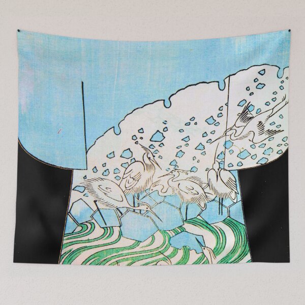 Item preview, Cranes Among Flowing Waters - V2 - Enhanced designed and sold by WheelieGdArt.