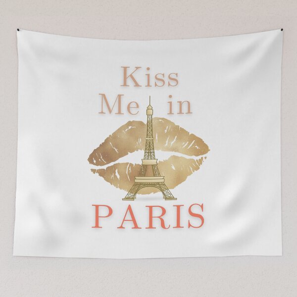 Item preview, Kiss Me in Paris, Eiffel Tower, Lips designed and sold by NewAspect.