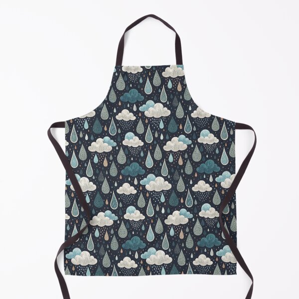 Item preview, A cute pattern of raining clouds in autumn designed and sold by Merrylands Artshop.