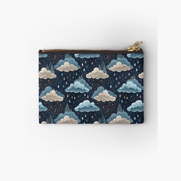 Item preview, A cute pattern of raining clouds in fall designed and sold by Merrylands Artshop.