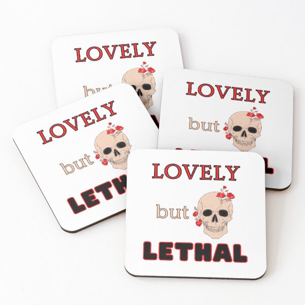 Item preview, Lovely but Lethal Skull with Flowers designed and sold by NewAspect.