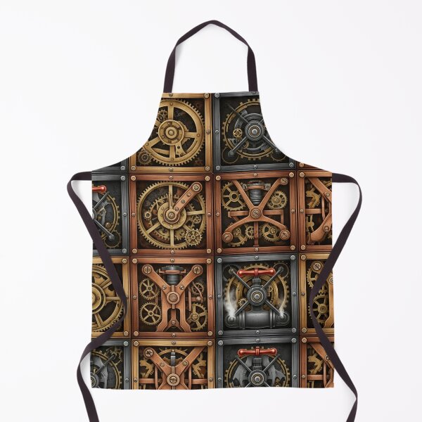 Item preview, Steampunk Clockwork Seamless Pattern designed and sold by StickyGuys.
