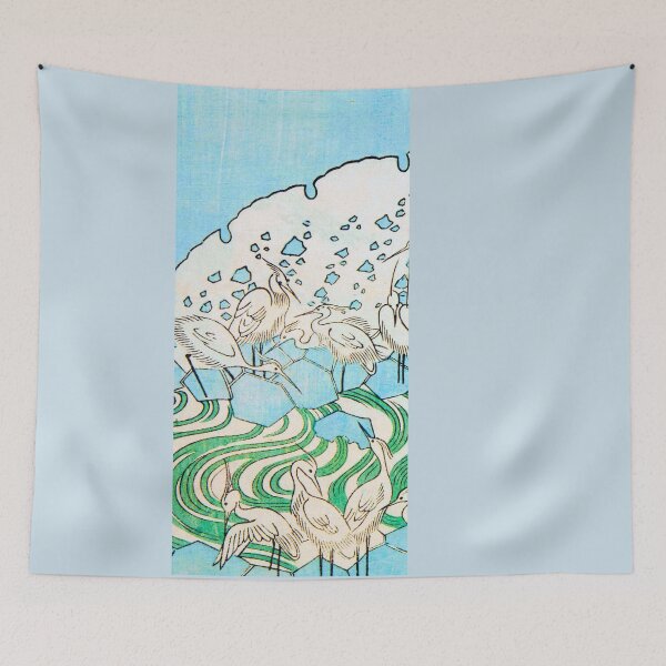 Item preview, Cranes Among Flowing Waters - V3 - Enhanced  designed and sold by WheelieGdArt.