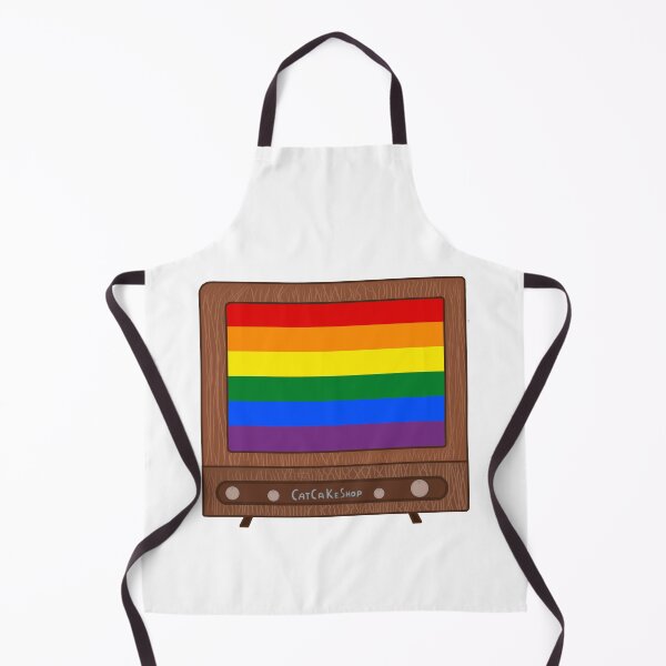 Item preview, TV Glowing in Queer Colors designed and sold by CatCaKeShop.