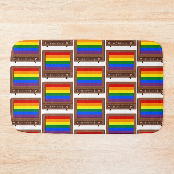 Item preview, TV Glowing in Queer Colors designed and sold by CatCaKeShop.