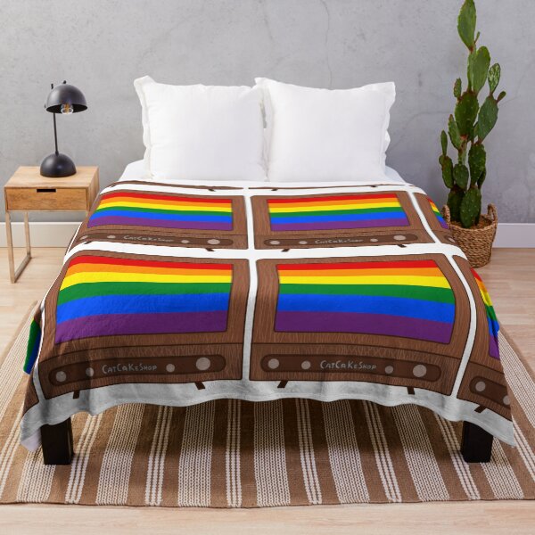 Item preview, TV Glowing in Queer Colors designed and sold by CatCaKeShop.