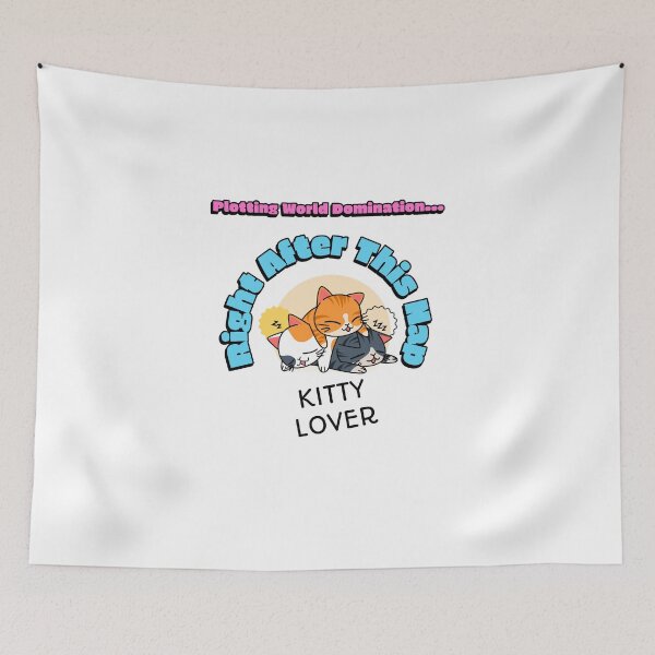 Item preview, Plotting World Domination Right After This Nap Cats Tee designed and sold by FreshFitsForYou.