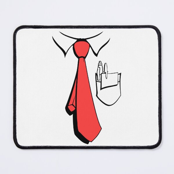 Item preview, Red Necktie Minimalist Illustration – Office Workwear Cartoon designed and sold by graphicnew.
