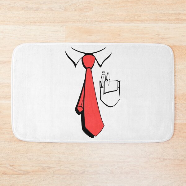 Item preview, Red Necktie Minimalist Illustration – Office Workwear Cartoon designed and sold by graphicnew.