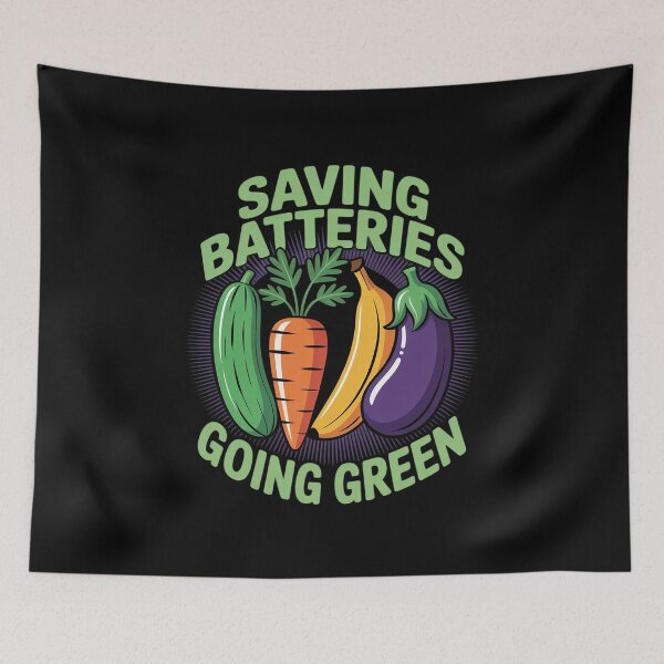 Item preview, Saving Batteries Going Green Inappropriate Humor Women designed and sold by Charidana.