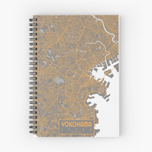 Item preview, Yokohama City Map of Kanagawa, Japan  - Bauhaus designed and sold by deMAP.