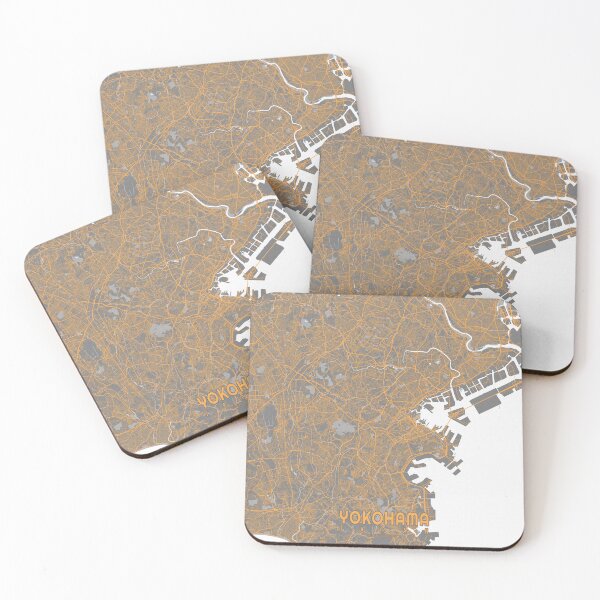 Item preview, Yokohama City Map of Kanagawa, Japan  - Bauhaus designed and sold by deMAP.