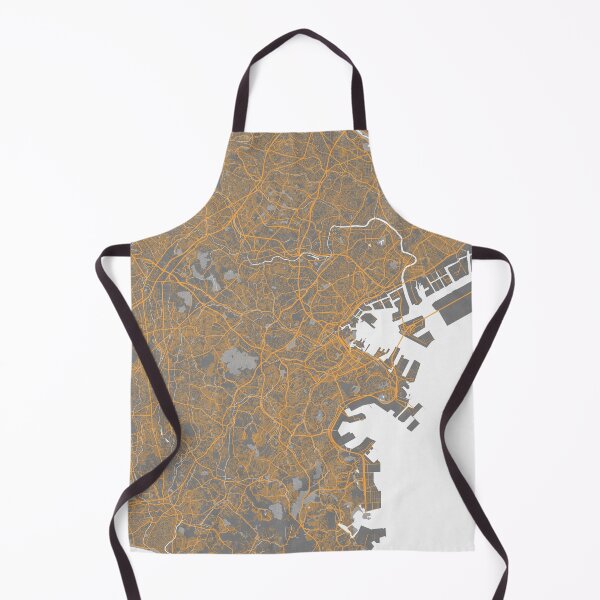 Item preview, Yokohama City Map of Kanagawa, Japan - Bauhaus designed and sold by deMAP.