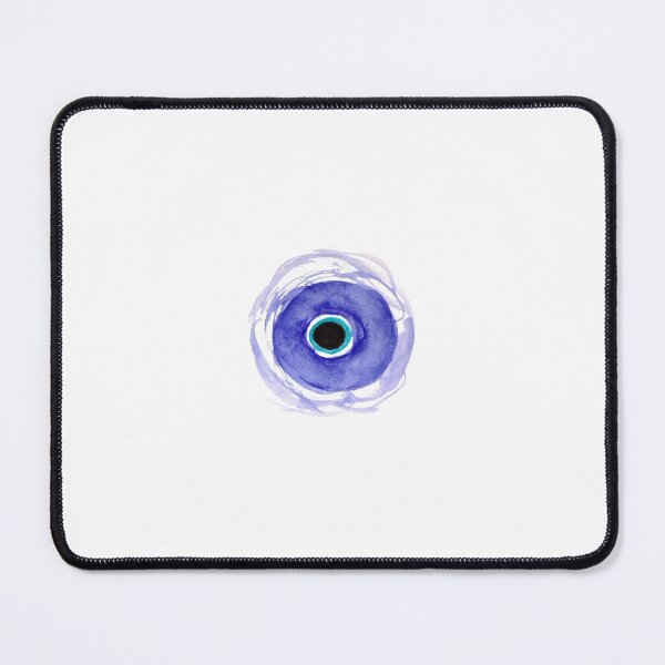 Item preview, Nazar Evil Eye Pendant Watercolor designed and sold by GwendolynLee.