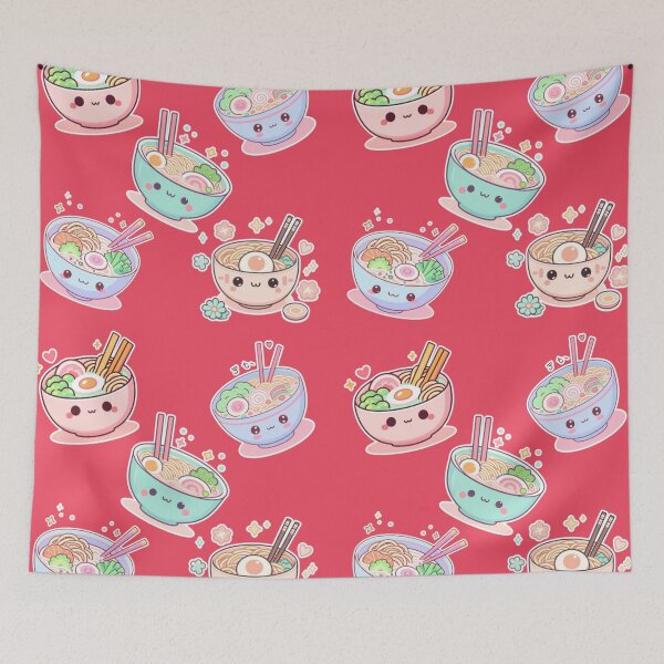 Item preview, Cute Kawaii Ramen Bowl – Adorable Anime Manga Noodle Lover Design designed and sold by Sugar Wisdom .