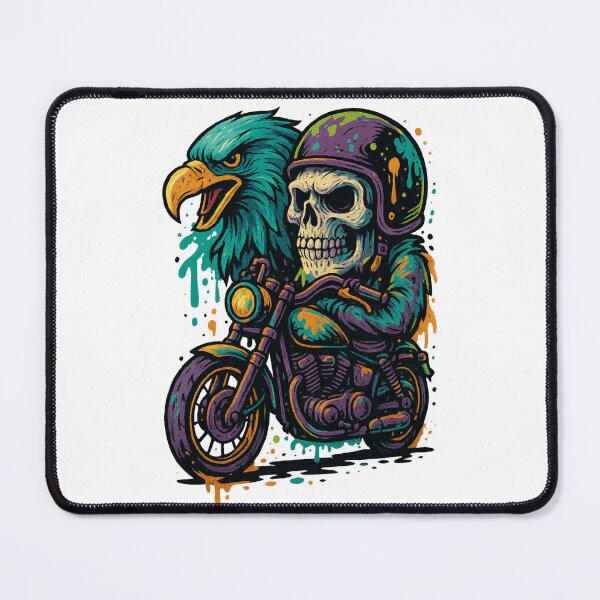 Item preview, Graffiti Skull Brotherhood – Twin Skulls & Eagle designed and sold by Maggrafi.
