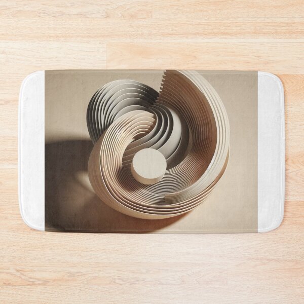 Item preview, Abstract Geometric Shapes with Shadows – Modern Minimalist Design designed and sold by ashokreddy343.