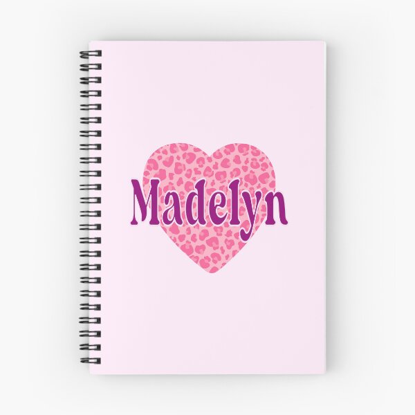 Item preview, Madelyn Name Pink Leopard Heart  designed and sold by Jeallan Designs.