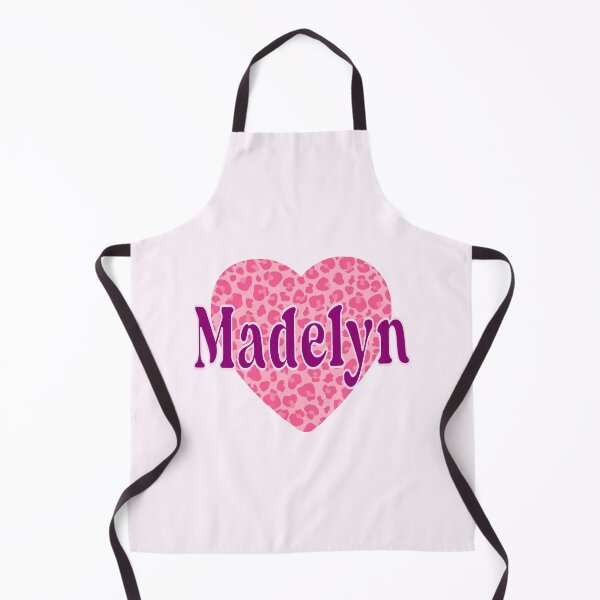 Item preview, Madelyn Name Pink Leopard Heart designed and sold by Jeallan Designs.