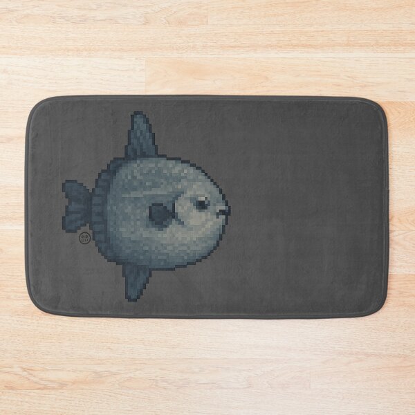Item preview, Sunfish - Mola Mola - Luna Fish - Pixel Art - 8bit graphics 16bit graphics - Retro Fish Art - Sunfish designed and sold by Kabuji Store.
