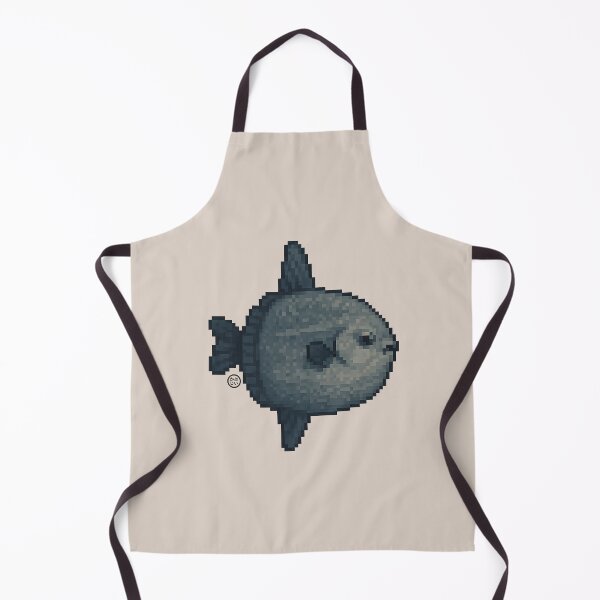 Item preview, Sunfish - Mola Mola - Luna Fish - Pixel Art - 8bit graphics 16bit graphics - Retro Fish Art - Sunfish designed and sold by Kabuji Store.